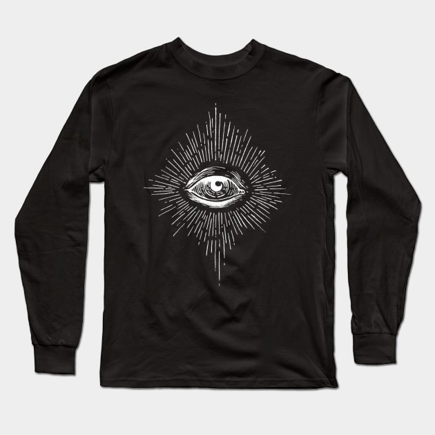 EYE OF PROVIDENCE Long Sleeve T-Shirt by Oktobermoon13